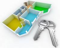 logement plan plan d'un logement avec des cl�s
