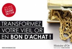 histoire d'or : transformer vore vieil or en bon d'achat