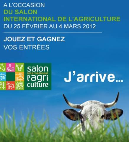 gagner 40 places gratuites pour le salon de l'agriculture 2012 avec le parisien, des idées claires chaque matin