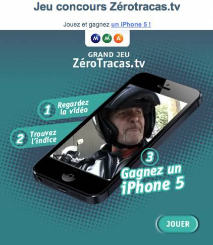 jeu-concours mma zérotracas.tv pour gagner un iphone 5 gratuit