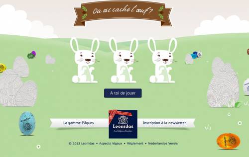 jeu leonidas pâques 2013 : 100 sachets d'oeufs en chocolat à gagner