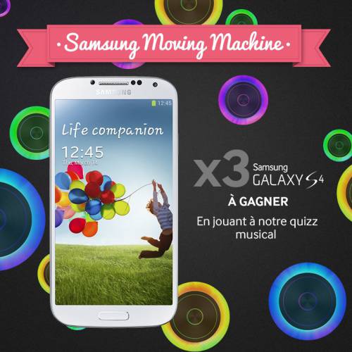 samsung jeu concours fête de la musique 2013 : gagner 3 samsung galaxy s4