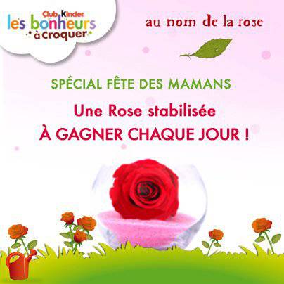 jeu-concours spécial fête des mamans 2013 roses à gagner gratuitement