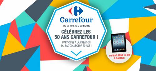 jeu-concours carrefour 50 ans 10 ipad mini à gagner gratuitement