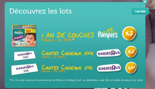 jeu pampers toys r us