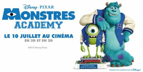 disney pixar monstres academy : 250 places gratuites à gagner avec kiabi