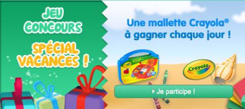 club kinder jeu-concours club kinder jeu-concours été 2013 spécial vacances crayola
