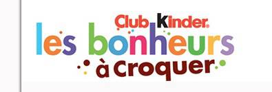 logo officiel club kinder les bonheurs à croquer