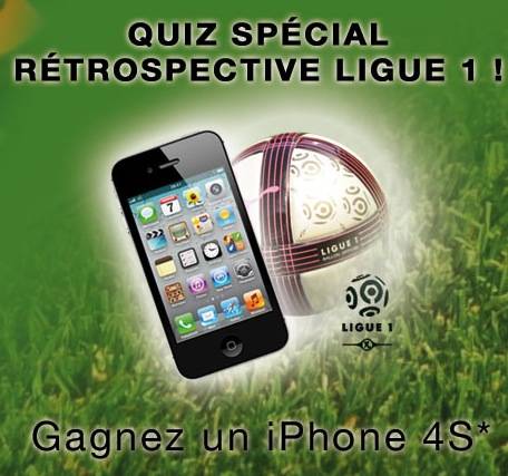 gagner iphone 4s rtl2 foot quizz